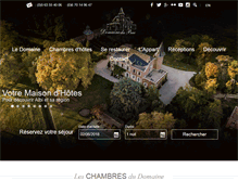 Tablet Screenshot of domainedubuc.com